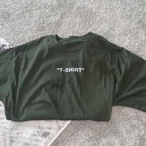 Off White Inspired “T Shirt”